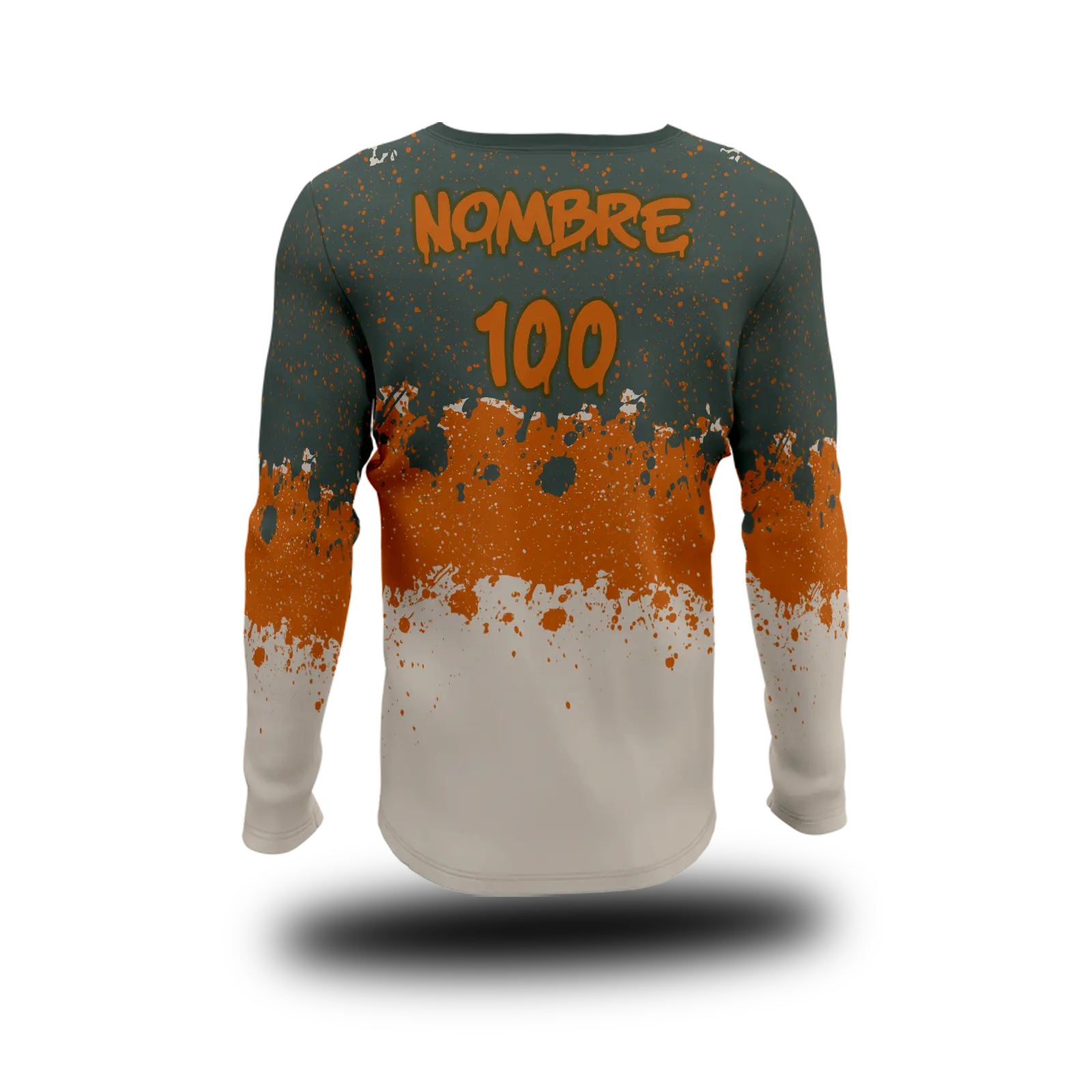 jersey splash verde naranja